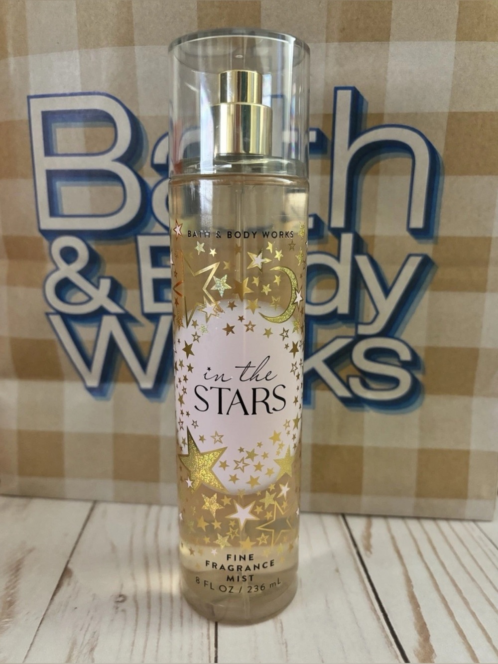 Bath & Body Works In The Stars Body Wash - Pink & Gold Star Design - Picture 2 of 3